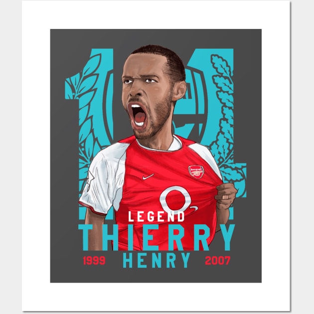 Thierry Henry Wall Art by cattafound